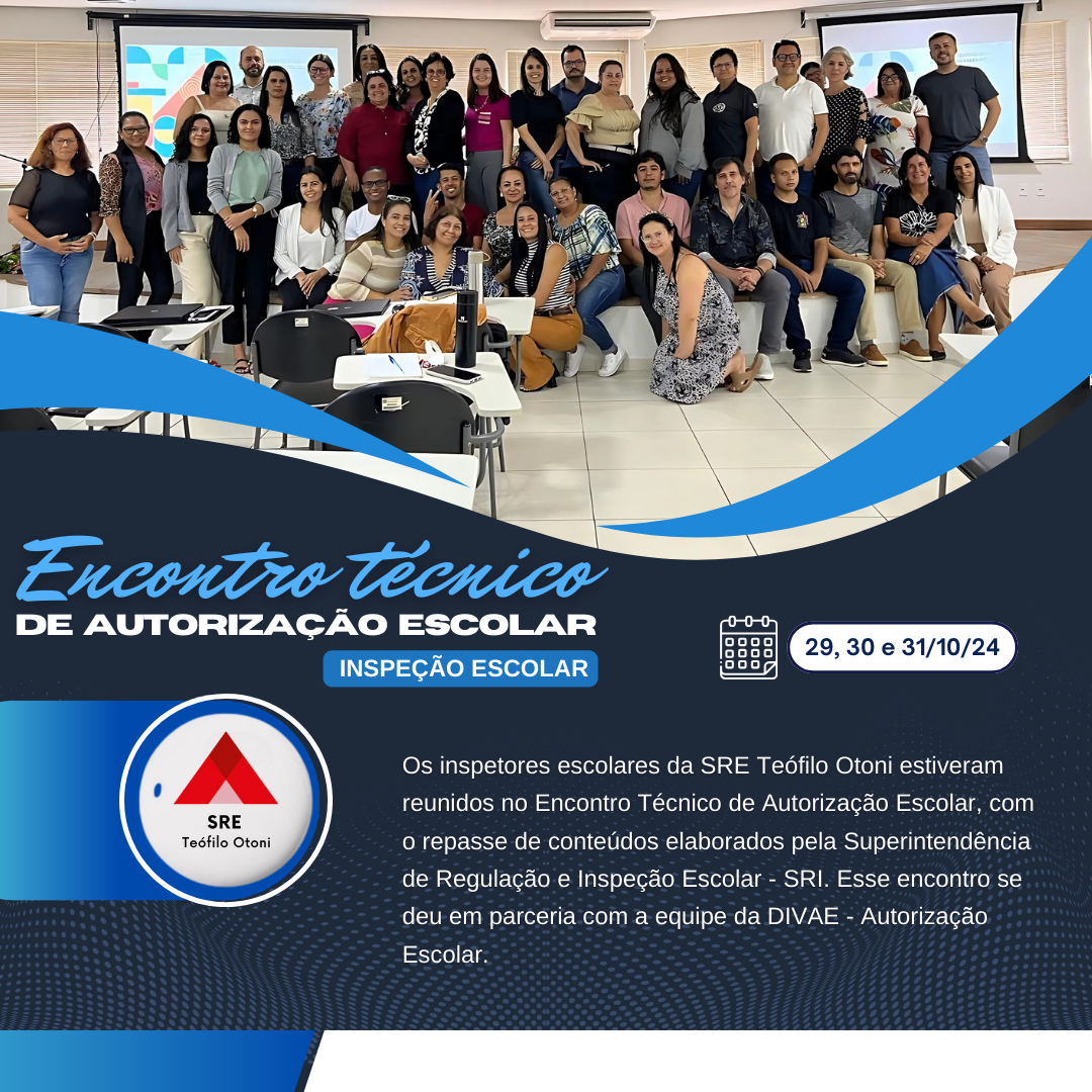Encontro Técnico de Autorização Escolar