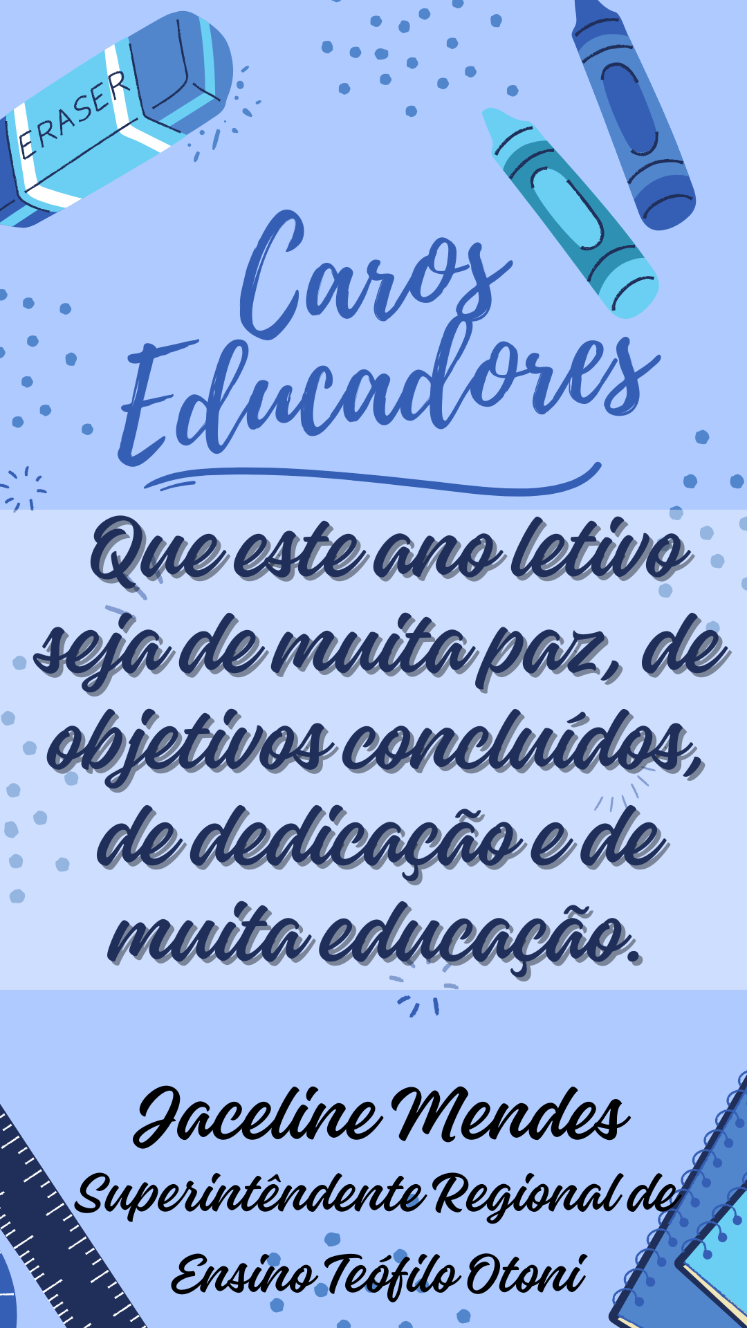 Início do ano escolar em 2024